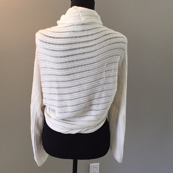 WHBM white long sleeve sweater - Picture 2 of 3